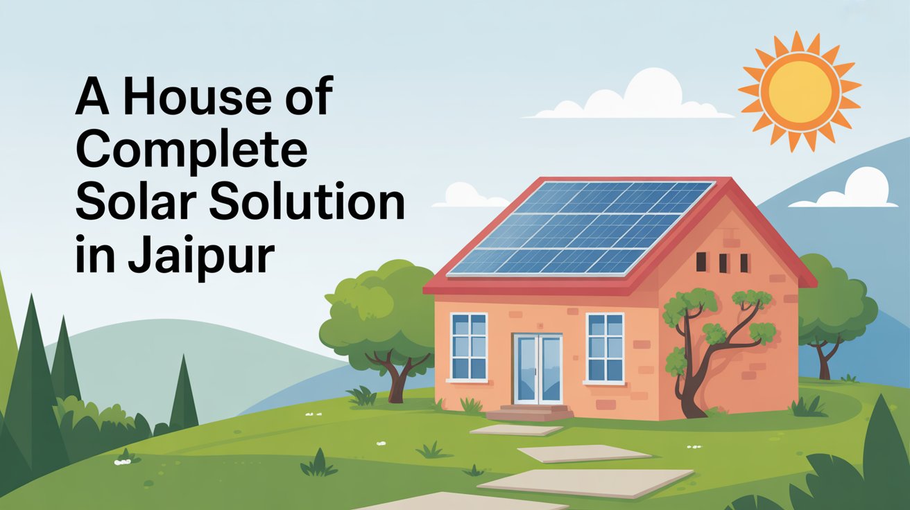 A House of Complete Solar Solution in Jaipur